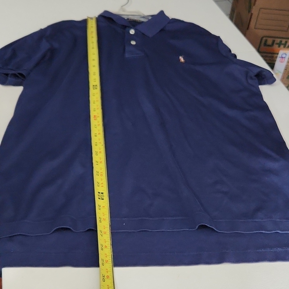 Ralph Lauren Blue Label Shirt Mens Polo Size XL Navy Blue - Picture 4 of 9